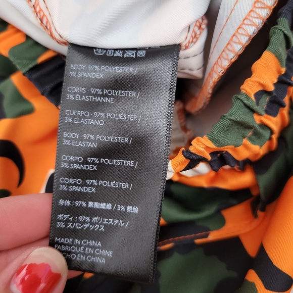 I Am Gia Camo Jogger Pants Sz Medium Orange - Picture 9 of 11